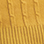 Close up of dark yellow sweater