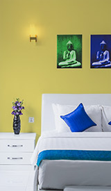 Yellow bedroom