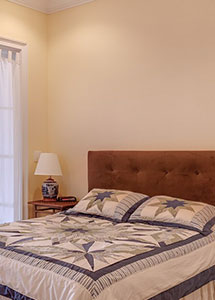 Cream yellow bedroom