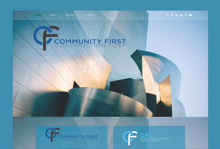 CFC Contractors website project