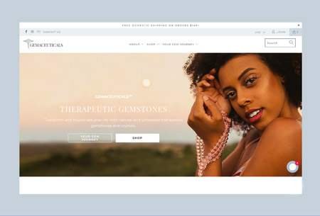 Gemaceuticals website project