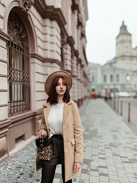 Destine wool coat