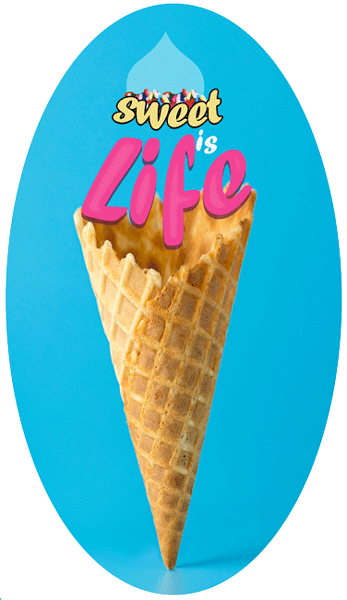 Life is sweet graphic
