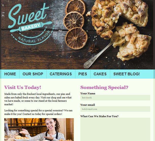 sweet bakery design