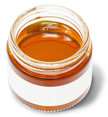 Distillate product in jar
