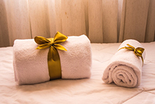 cream egyptian cotton towels