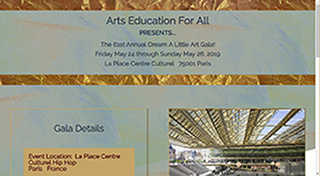 fundraiser microsite