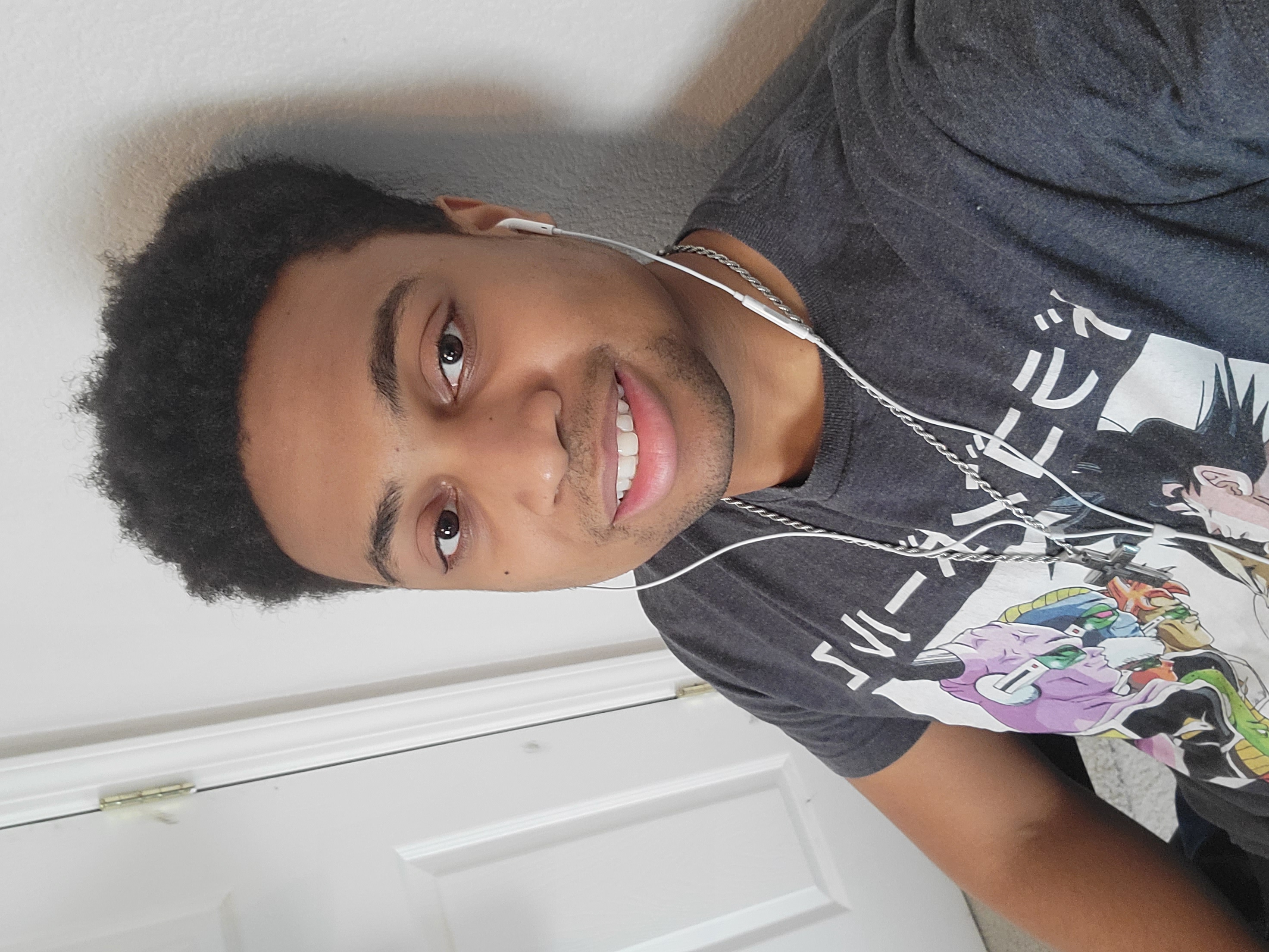 young man look to the distance