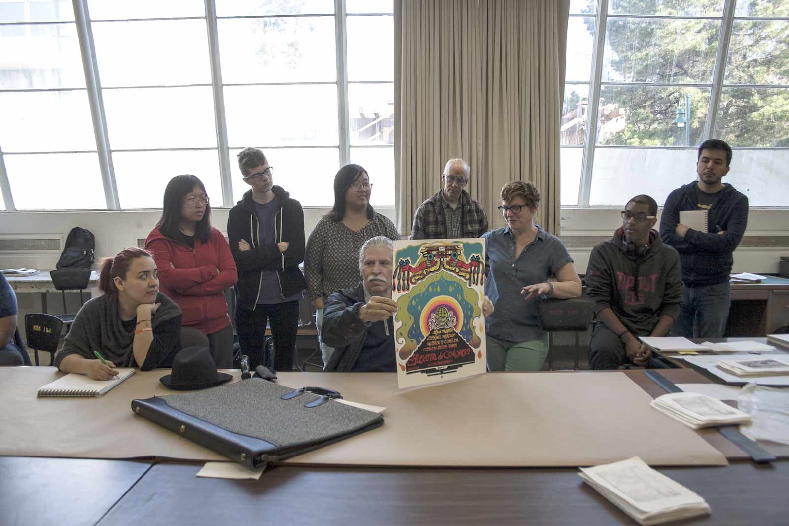 Juanishi and Printmaking Class