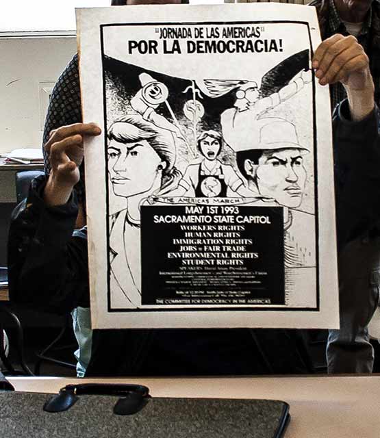 Screen print of advertisement