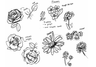 Sketches of foliage Page 2