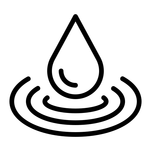 calm water droplet icon