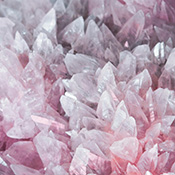 pink crystals