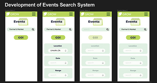 Development of Events Search System