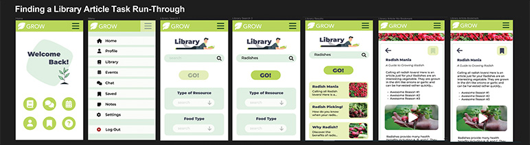 Finding a Library Article Task Run-Through