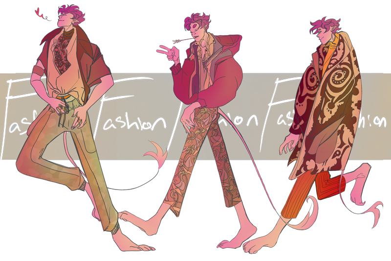 three pictures of blogger in fashionable attire