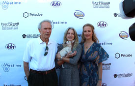 Celebrities at an animal charity event