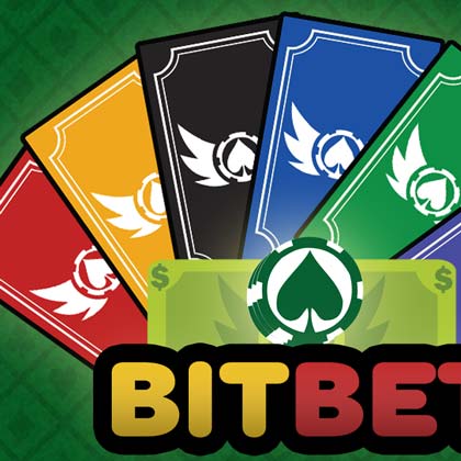 A promotional graphic created for my game Bitbet