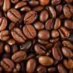 Image of medium roast whole coffee beans.