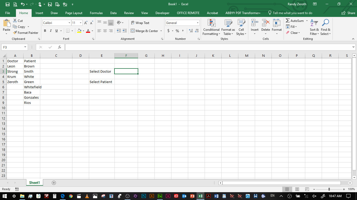 picture of an excel spreadsheet