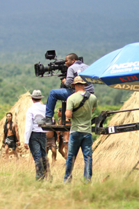 People filming