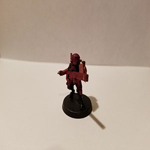 Fire Warrior throwing grenade