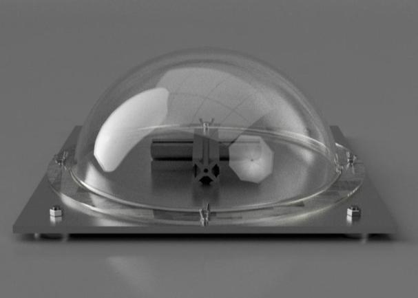A prototype for a storm chaser, this dome make it easy to place cameras on vehicles.