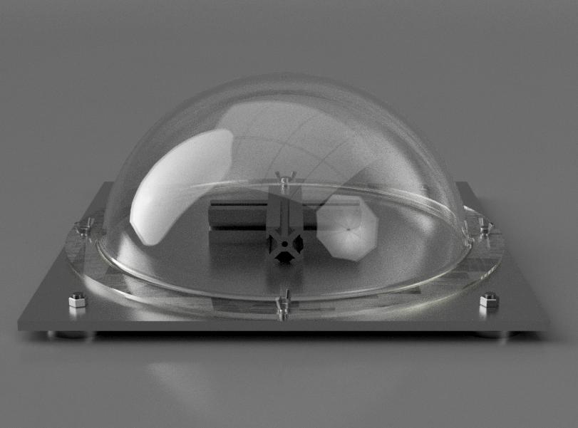 This is a prototype that we designed for storm chasers so that they can mount cameras to the top of their car.