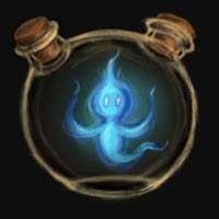 Potion in a bottle
