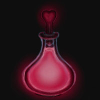 Potion in a bottle